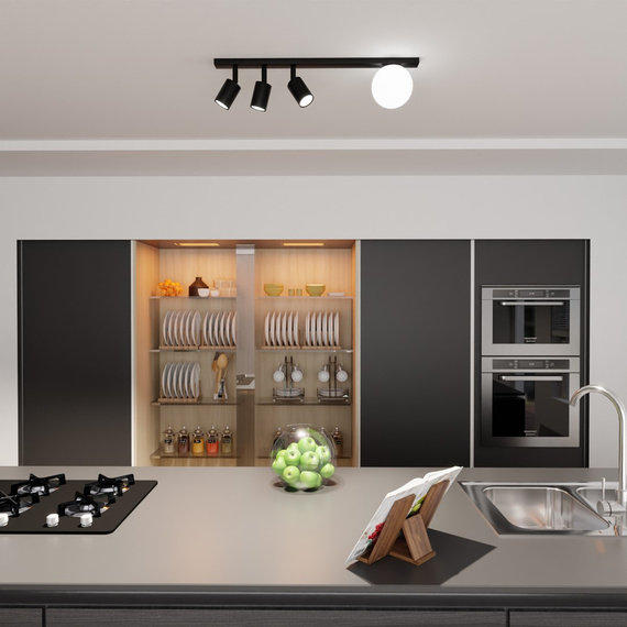 Plafon Emibig Baster 4 Black (1314/4)