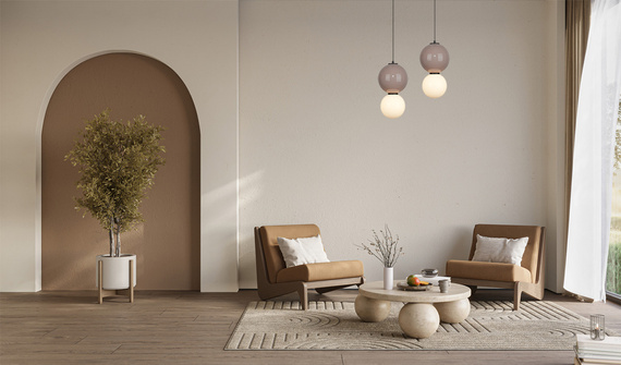 Lampa Wisząca Italux Pieve Pnd-95221-1M-Br