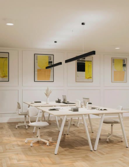 Lampa wisząca Aqform 138cm Optima up&down 59884-M930-WB-00-12