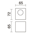 Brick Down 412A-L0103B-01 Lampa ścienna Novolux 