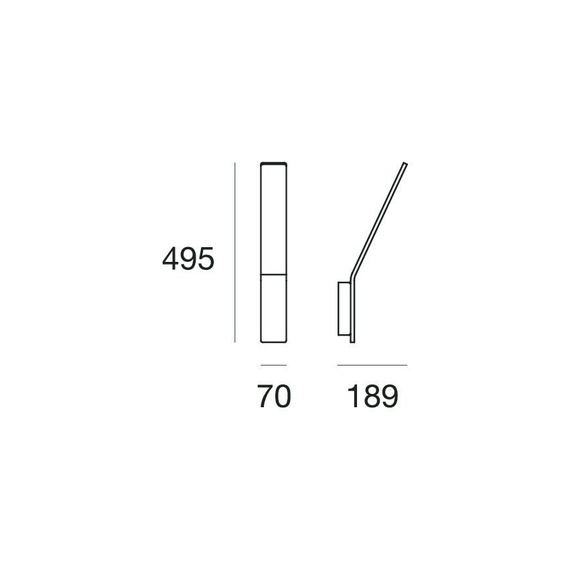 Kinkiet biały Linea Light Lama 7104