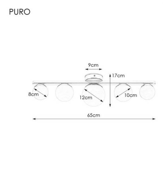 Lampa sufitowa 108066 Markslojd Puro