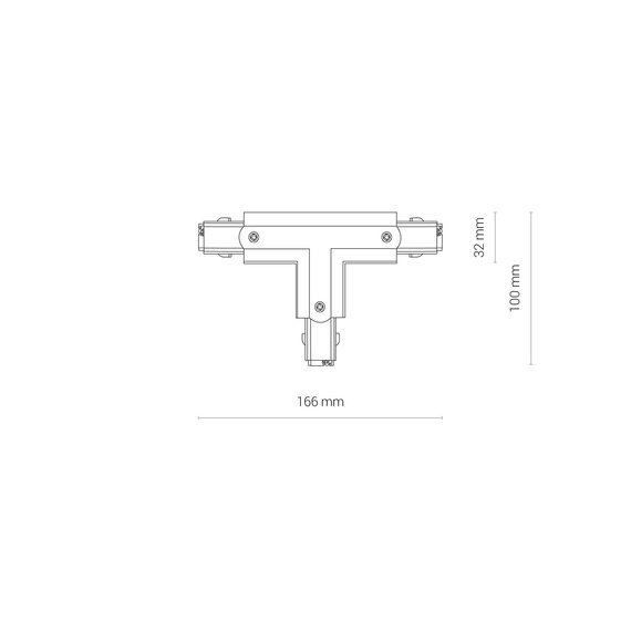 Złączka T do szynoprzewodu Nowodvorski Ctls Power T Connector Right 2 (T-R2) 8703
