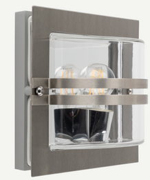 Norlys Lampa ścienna zewnętrzna Bern stal nierdzewna 650ST