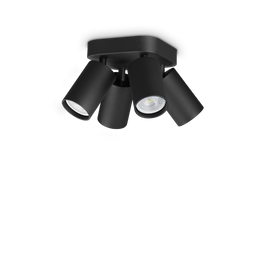 Lampa Sufitowa Ideal Lux Dynamite Pl4 Round Nero 371290