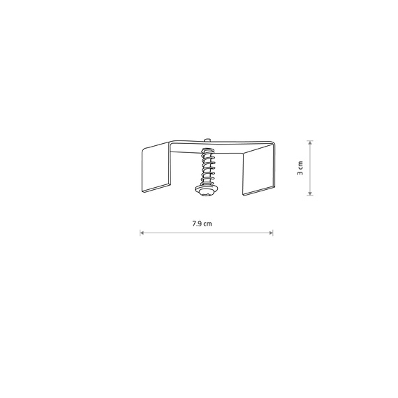 Mocowanie szyny 3 fazowej Nowodvorski Ctls Recessed Fixing Set 8306