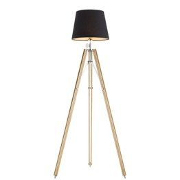 Lampa Stojąca drewno Argon Aster 3421