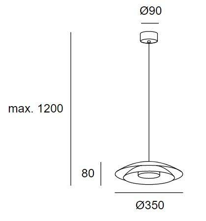 Lampa wisząca LEDS Noway Grok 00-8391-DN-05