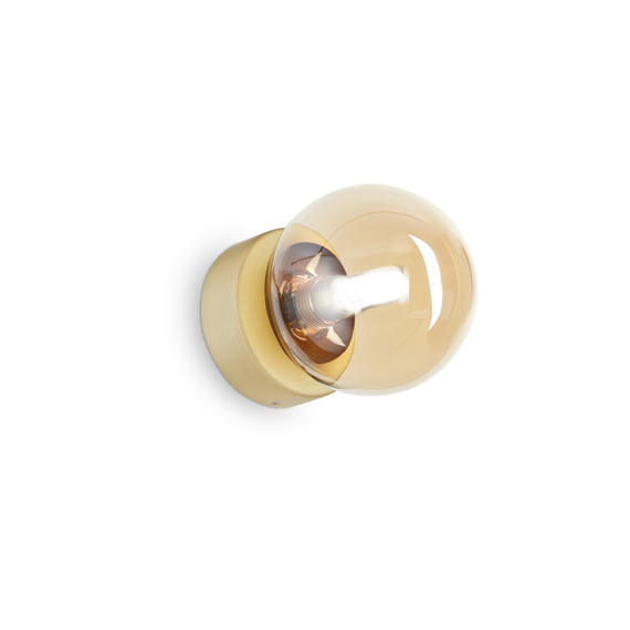 Lampa Ścienna Ideal Lux Perlage Ap1 Ambra 317809