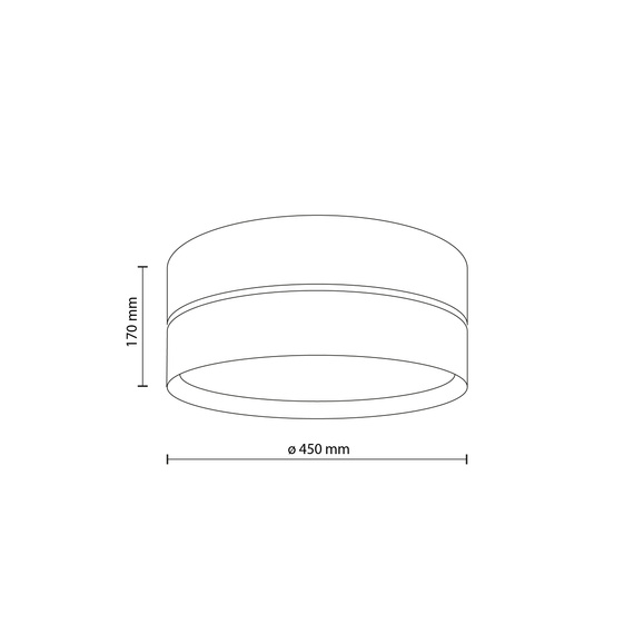 Plafon TK Lighting Calma 11598
