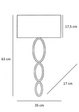 Kinkiet Berella Light Alia WH BL0303