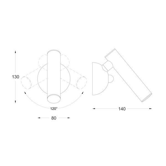 Kinkiet Zuma Line Loya W0461-01A-S8S8
