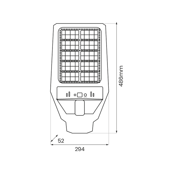 Lampa Stojąca Zewnętrzna Milagro EKO1191