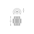 Lampa Ścienna Zuma Line Sergio 003064-016827