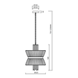 Lampa Wisząca Milagro Aurelia ML0404 Chrom