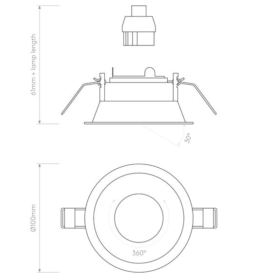 Oprawa wpuszczana Astro Minima 1249040