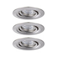 Paulmann Lampa do zabudowy Nova IP23 2700K PL94295 3x4W
