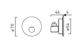  Chors OCU NW Oprawa Ścienna Czarna 
