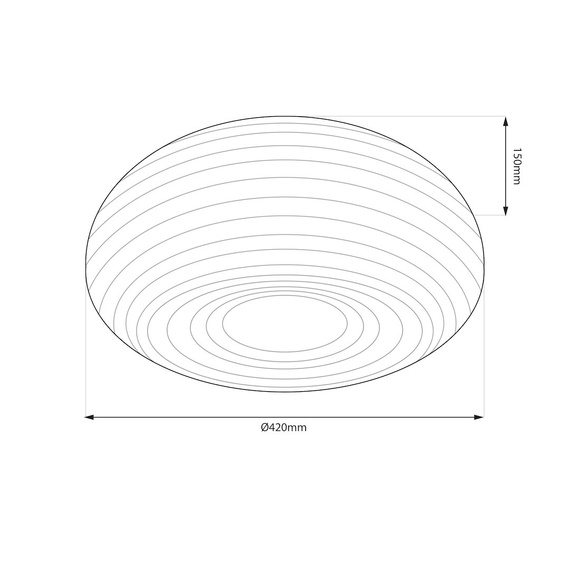 Milagro Plafon E27 ML1897 Plafon