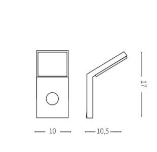 Kinkiet Ideal Lux Style AP1 Sensor