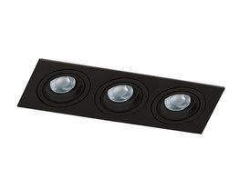 Oprawa wpuszczana CARO 3 S AZ2440 Azzardo Czarna