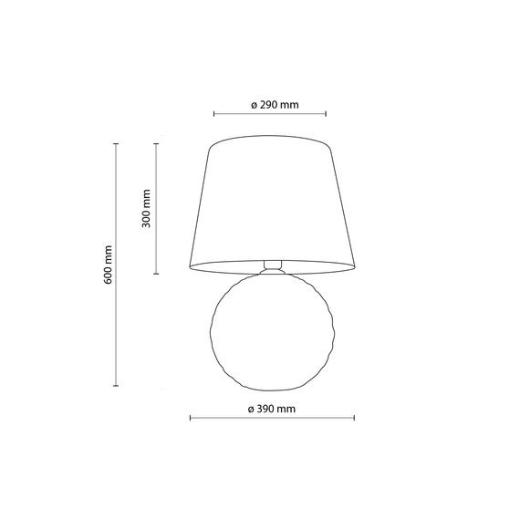 Lampa Stołowa TK Lighting Santana 5591