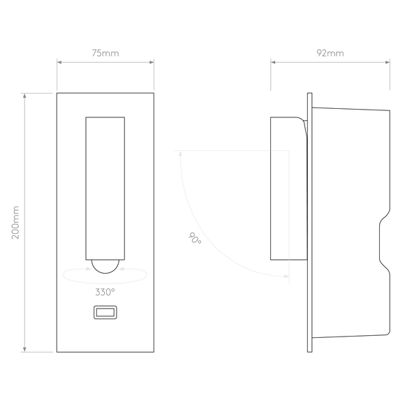 Oprawa Ścienna Astro Fuse 1215082