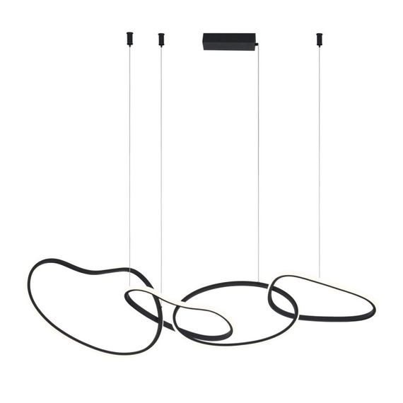 Italux Lampa wisząca Fonte PND-22412-S4-BK
