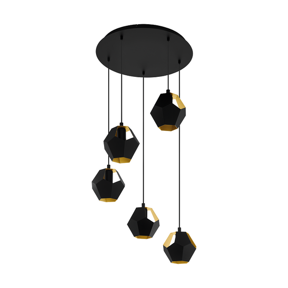 Lampa wisząca geometryczne klosze Eglo Rasigures
