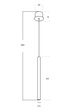 Lampa Wisząca Azzardo Ilios 1 Pendant GO AZ5742