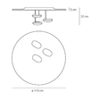 Plafon Artemide Droplet 1474110A