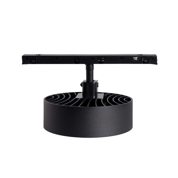 Lampa rastrowa okrągła Maxlight Micro11 N0012N 12W Czarny 3000K