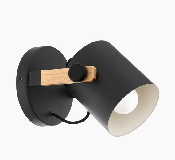 Eglo Hornwood 43046 Lampa ścienna z elementami drewnianymi