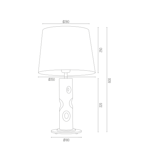 Lampa Biurkowa Argon Nancy 3843