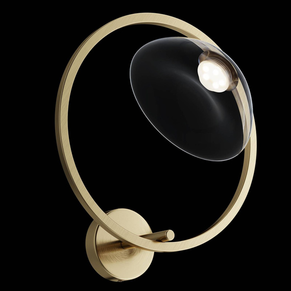 Natynkowa lampa ścienna Lunare mosiądz (MOD327WL-L5BS3K1) - Maytoni