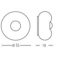 Lampa ścienna Ideal Lux Arizona PL2