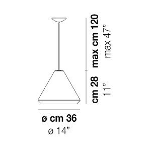 Lampa Wisząca VISTOSI WITHWHITE SP G