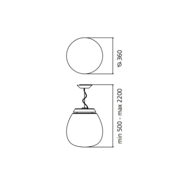 Lampa wisząca Artemide Empaia 1823010A