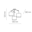 TK Lighting 6556 Lampa Wisząca Albero