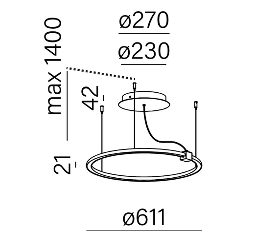 AQForm 59948-L930-D9-00-82 Buclo Oprawa wisząca