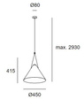 Lampa wisząca LEDS Super Attic 00-8348-05-05 Grok
