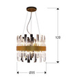 Schuller Grace 365185 Lampa wisząca