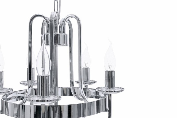 Lampa zwieszana Chromowy Berella Light Erno 5 BL0738