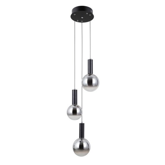 Italux Zwis nowoczesny Strela PND-34378-3S-BK