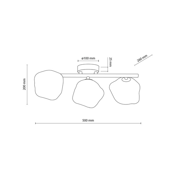 Plafon TK Lighting Lava 11105