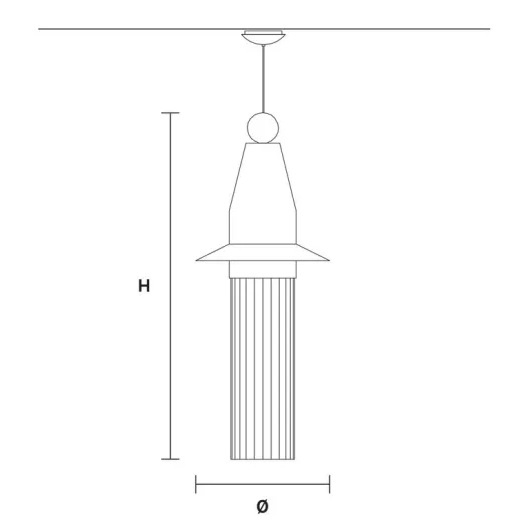 Nowoczesna Lampa wisząca Masiero Nappe N5