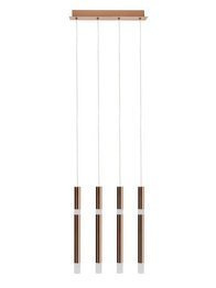 Lampa Wisząca Berella Light Luno 4 BL1492 Miedziana