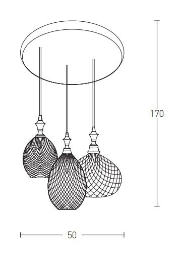 Żyrandol Zambelis 19241