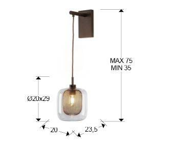 Kinkiet Schuller Fox 653596 Dimmable