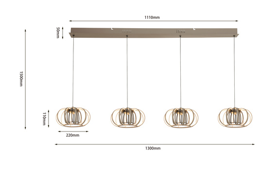 Lampa Wisząca Aviano Salo 7033-413